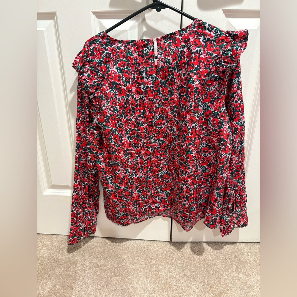 NWT Printed J Crew Blouse - Picture 4 of 8